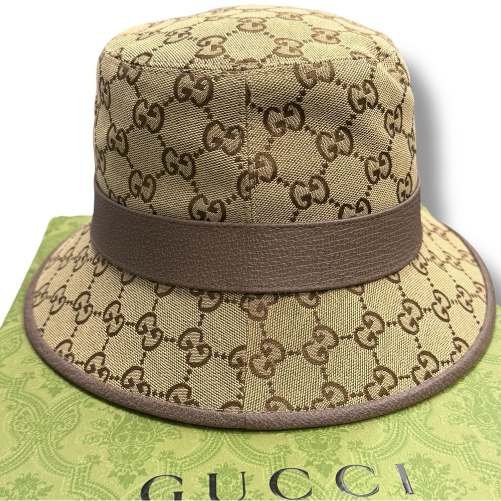 NIB Gucci GG Canvas Bucket Hat, Small - Picture 3 of 8